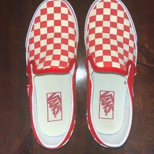 Vans slip-on checkered shoe